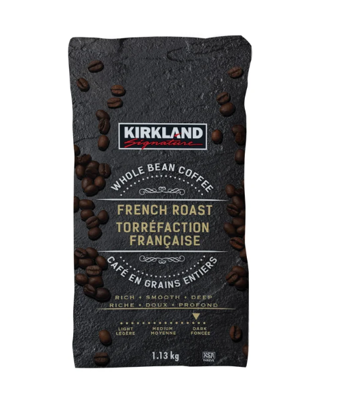 KIRKLAND SIGNATURE French Roast Whole Bean Coffee 1.13 Kg