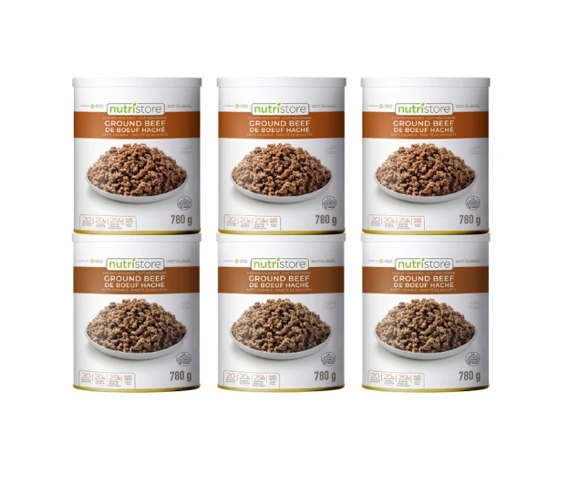 Nutristore Freeze Dried Diced Ground Beef 6x780 G