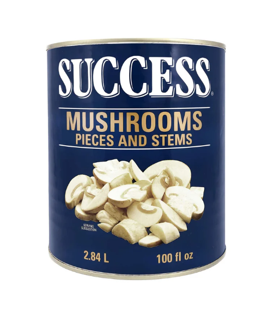 Success Mushrooms Pieces and Stems 2.84 L