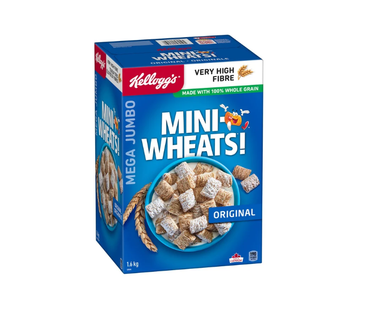 Kellogg's Mini-Wheats Original Jumbo Pack 1.6 Kg