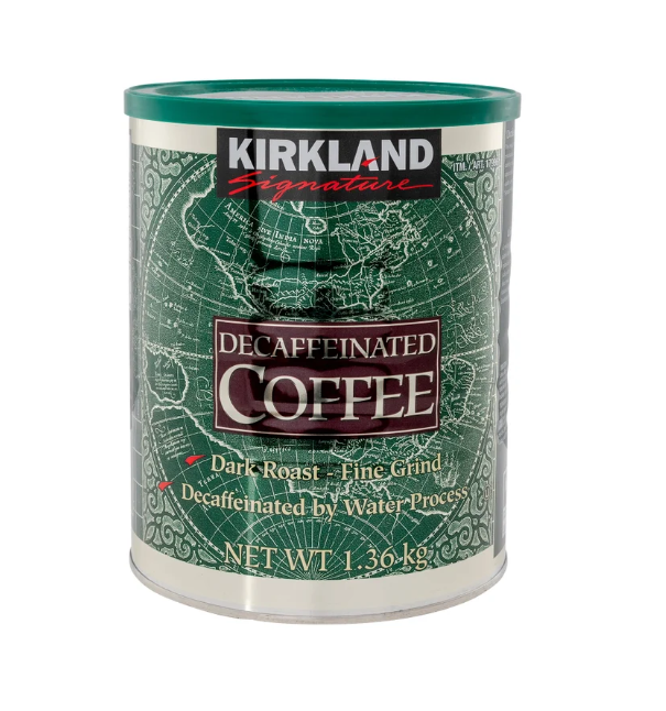 KIRKLAND SIGNATURE Decaffeinated Dark Roast Coffee 1.36 Kg