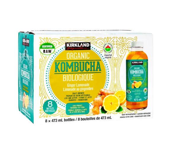 KIRKLAND SIGNATURE Organic Kombucha 8x473 ml
