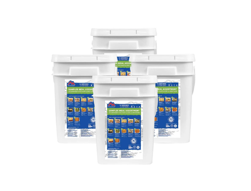 Mountain House Meal Assortment 4 Bucket: 56 Total Serving
