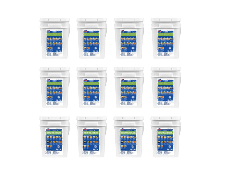 Mountain House Meal Assortment 12 Bucket: 168 Total Serving