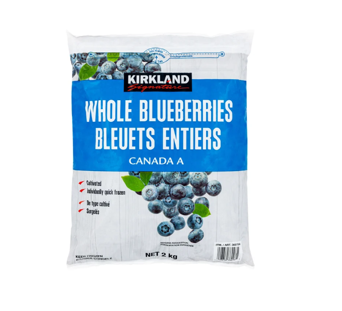 KIRKLAND SIGNATURE Blueberries 2 Kg