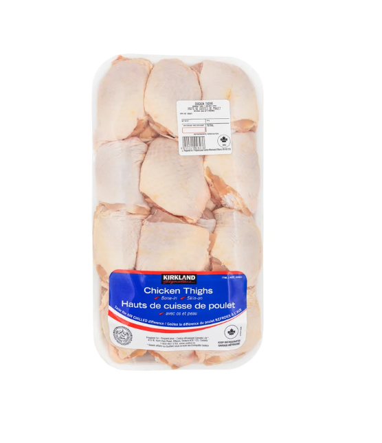 KIRKLAND SIGNATURE Bone-in-Chicken Thighs 3.4 Kg