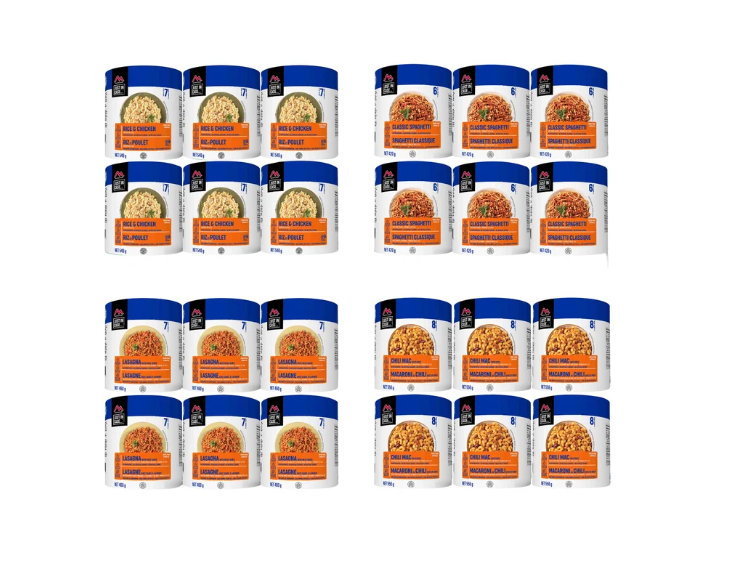 Mountain House 4 Week Food Supply Cans