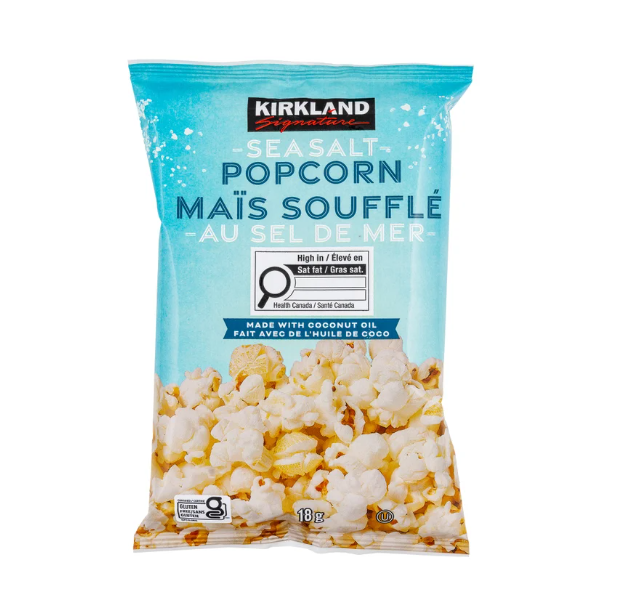 KIRKLAND SIGNATURE Sea Salt Popcorn 36x18 G