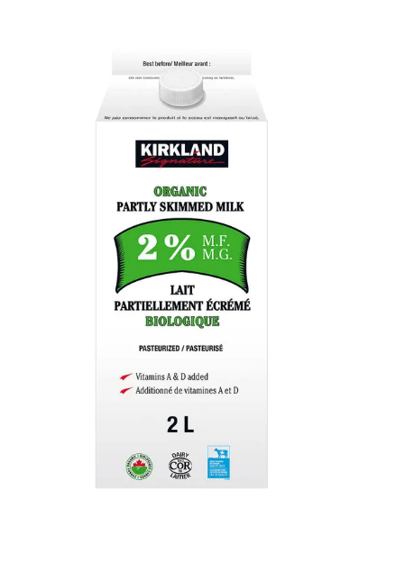 KIRKLAND SIGNATURE Partly Skimmed Milk 2 L