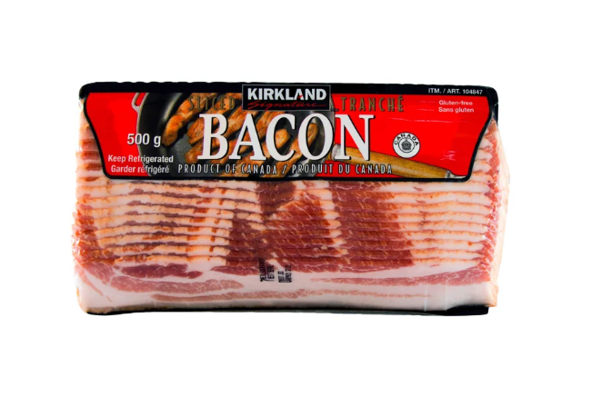 KIRKLAND SIGNATURE Bacon Slices 4x500 G
