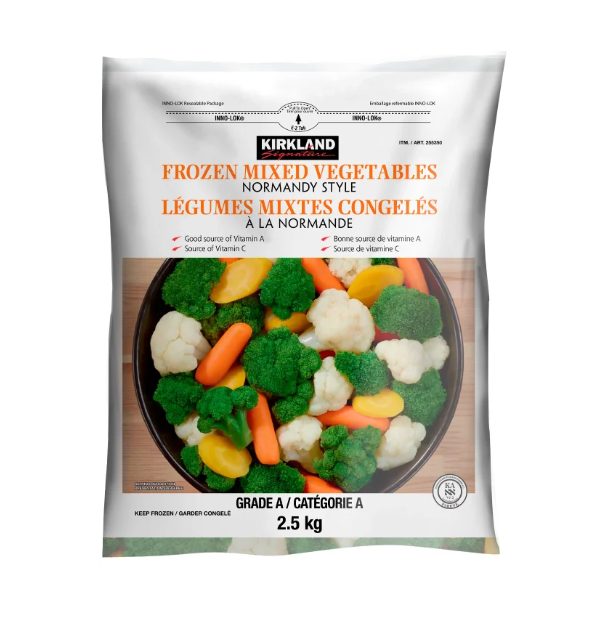 KIRKLAND SIGNATURE Frozen mixed veg Normandy-Style 2.5 Kg