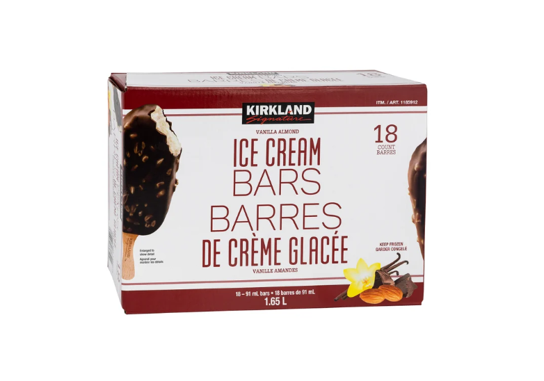 KIRKLAND SIGNATURE Chocolate Almond Bars 18 Count