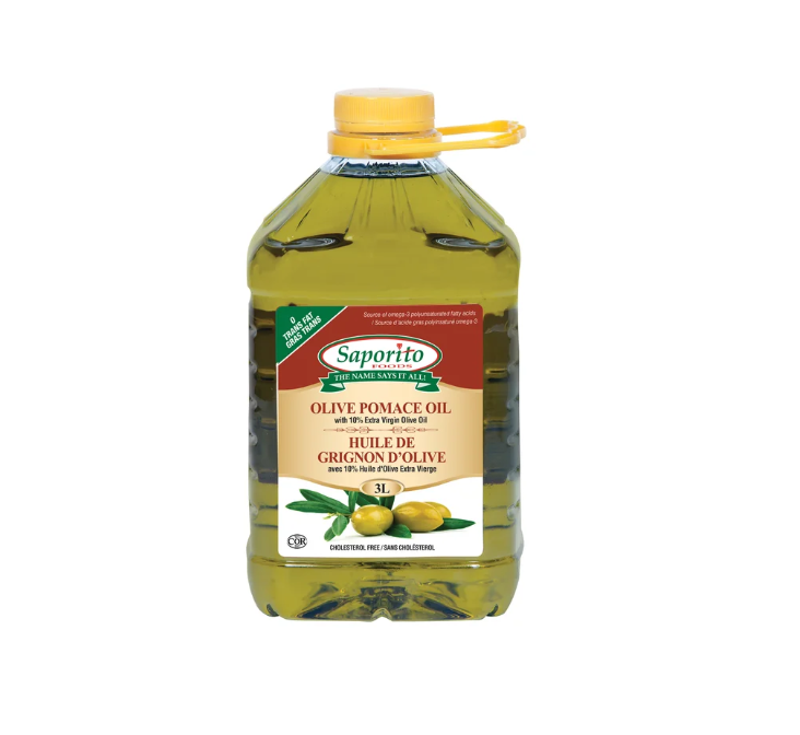 Saporito Pomance Oil with 10% Extra Virgin Olive Oil 3 L