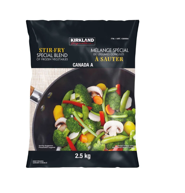 KIRKLAND SIGNATURE Stir Fry Special Blend Veg 2.5 Kg