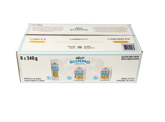 Rummo Gluten Free Pasta Variety Pack 6x340 G