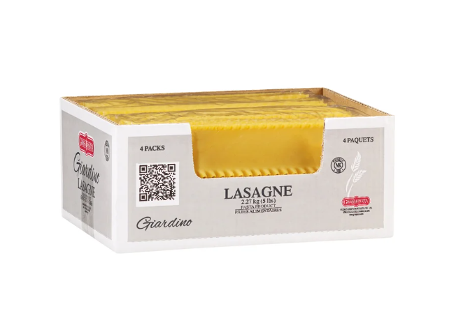 Griss Pasta Giardino Lasagna Sheets 2.27 Kg
