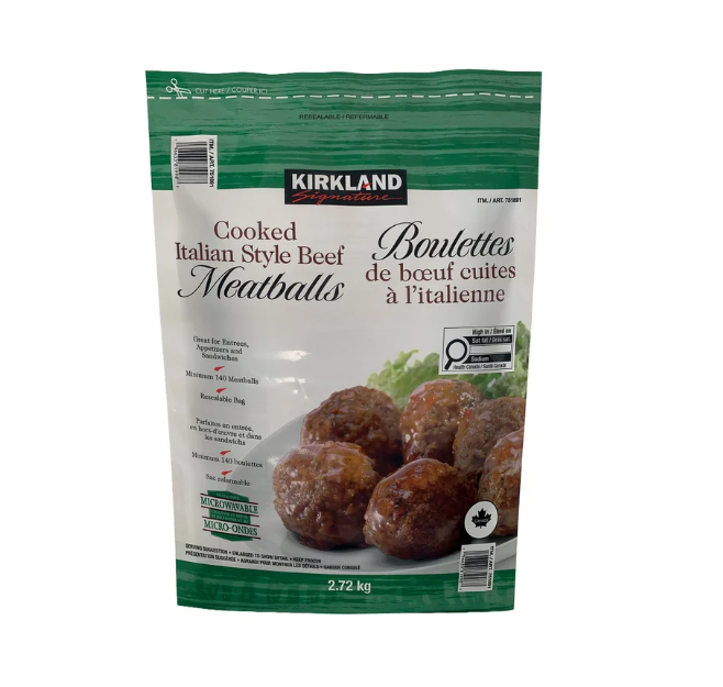 KIRKLAND SIGNATURE Meatballs 2.27 Kg
