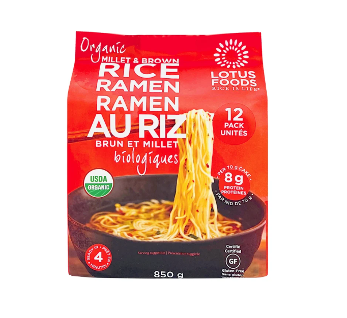 Millet and Brown Organic Rice Ramen 850 G