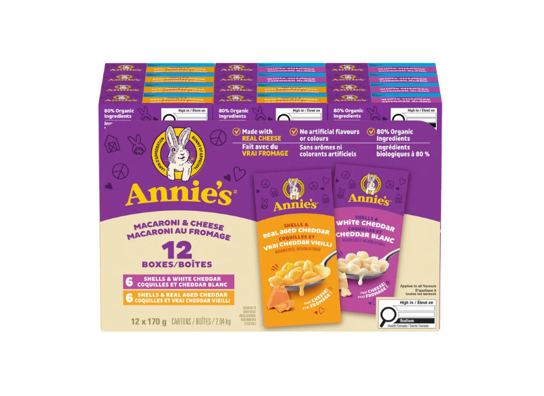 Annie's Macaroni and Cheese Variety 12x170 G