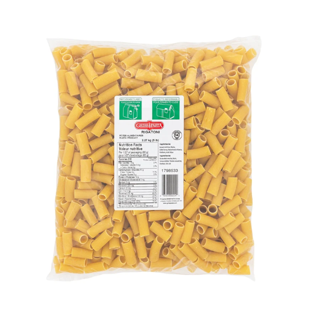 Griss Pasta Giardino Rigatoni 2.27 Kg