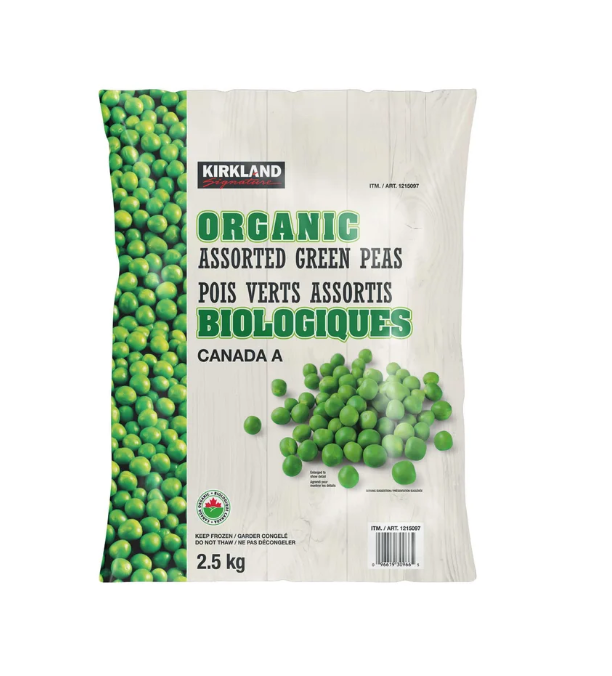 KIRKLAND SIGNATURE Frozen Green Peas 2.5 Kg