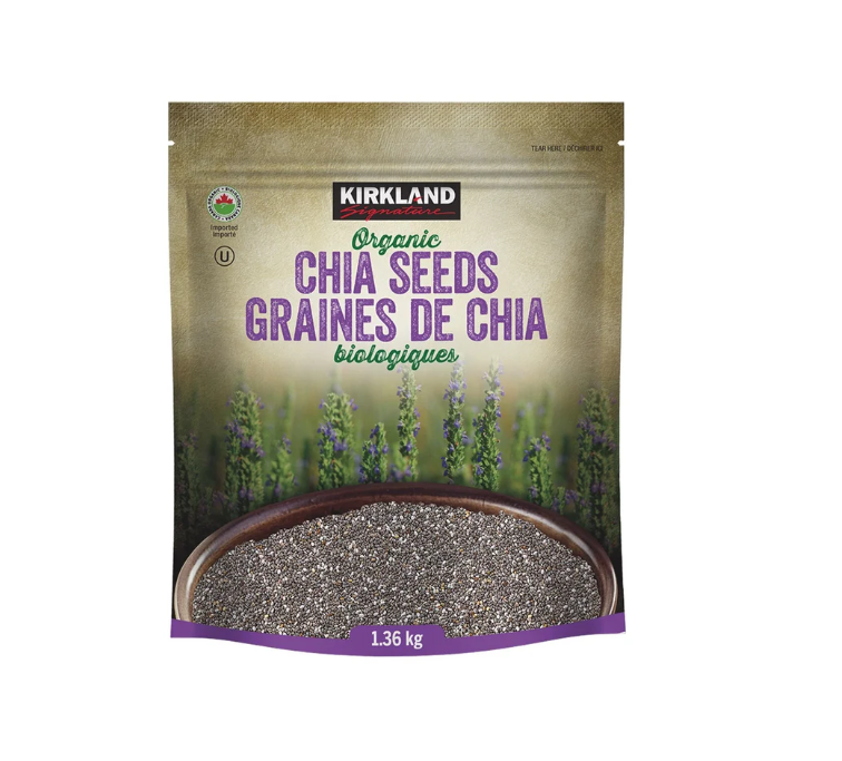 KIRKLAND SIGNATURE Organic Chia Seeds 1.36 Kg
