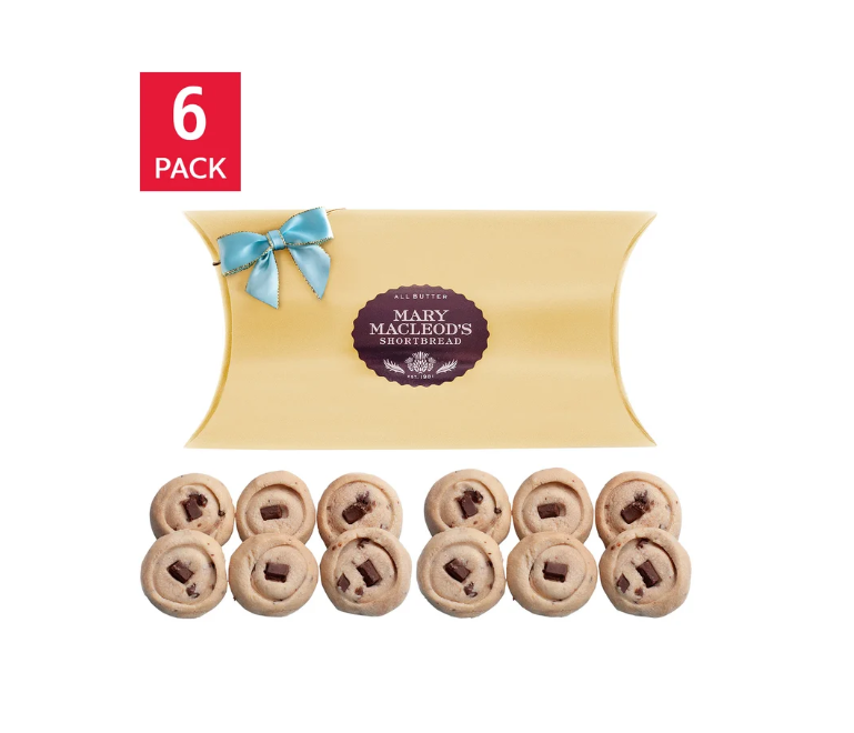 Mary Macleod's Shortbread, Cookies in Golden Pillow Boxes-6x240 G