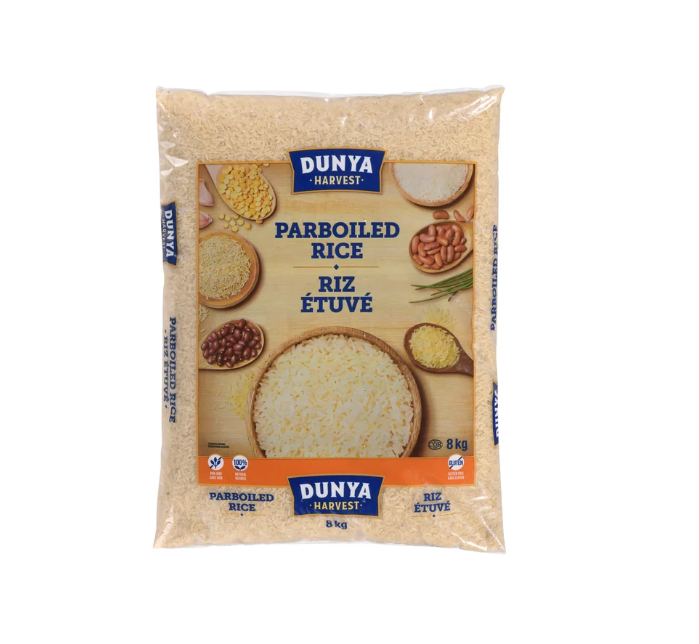 Dunya Harvest Parboiled Rice 8 Kg