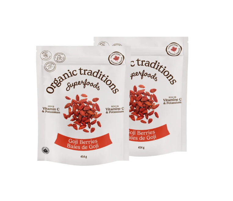 Organic Traditions Goji Berries 2x454 Kg