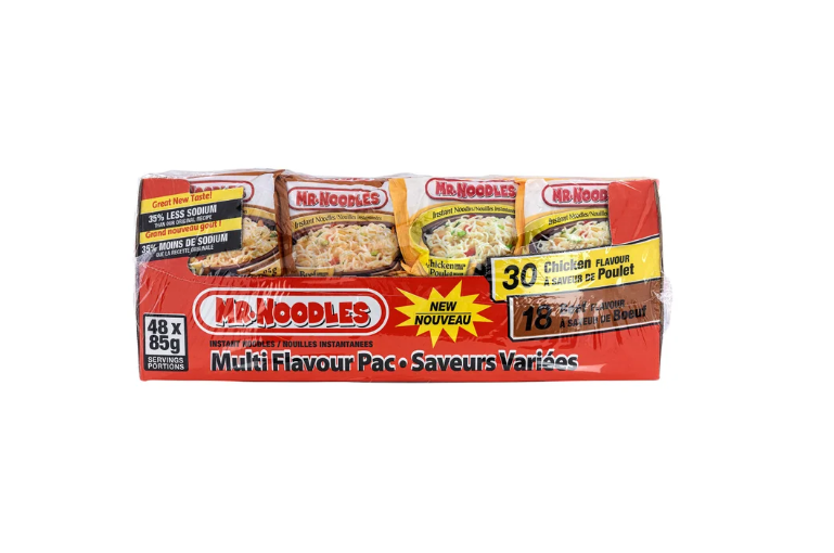 Mr.Noodles Instant Noodles Variety Pack 48x85 G