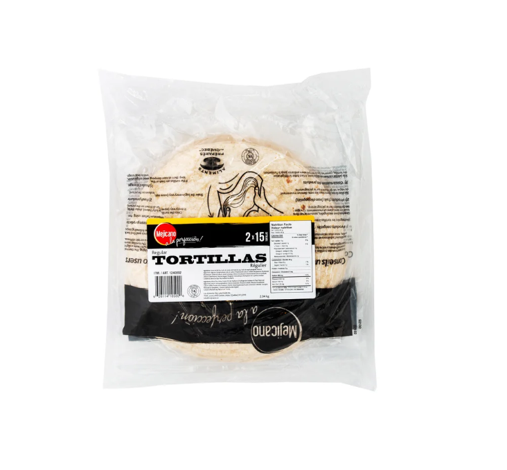 Mejicano 10-in Regular Tortillas 2 Pack of 15