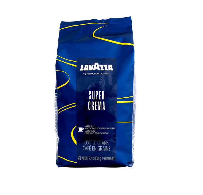 Lavazza Super Crema Whole Bean Coffee 1 Kg