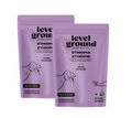 Level Ground Ethiopia dark Roast Organic Whole Bean Coffee 2x907 G