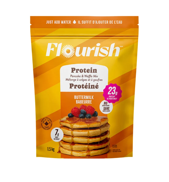 Flourish Protein Buttermilk Pancake and Waffle Mix- 1.5 Kg