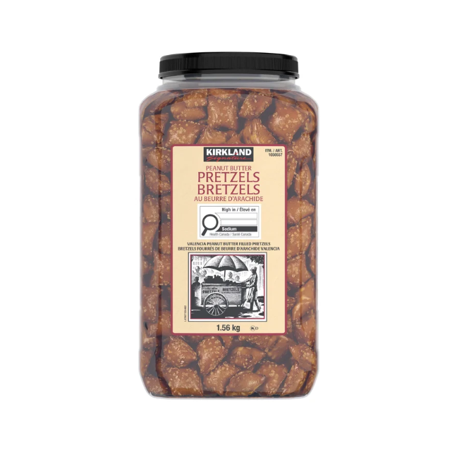 KIRKLAND SIGNATURE Peanut Butter Pretzels 1.56 Kg
