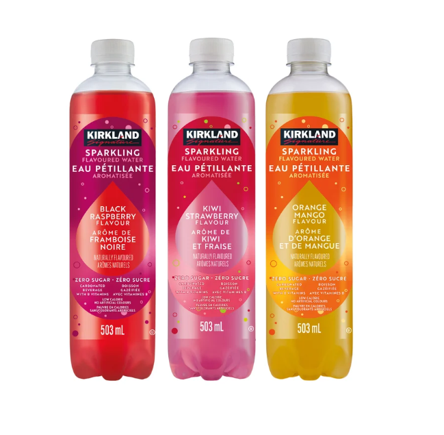 KIRKLAND SIGNATURE Flavoured Water 24 Pack:503 ml