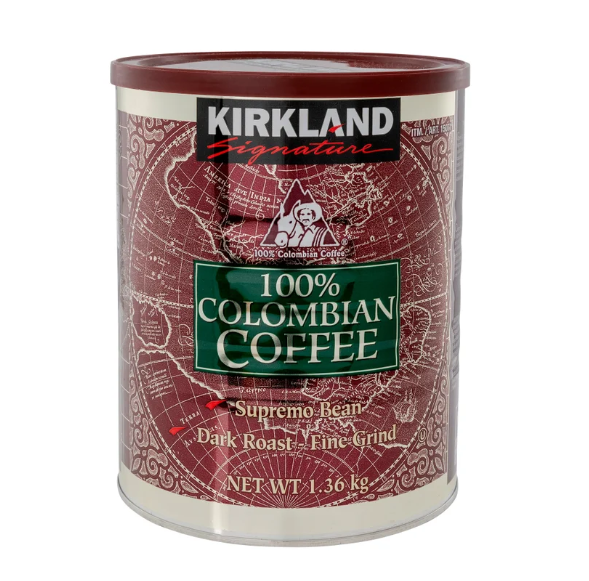 KIRKLAND SIGNATURE Columbian Ground Coffee 1.36 Kg