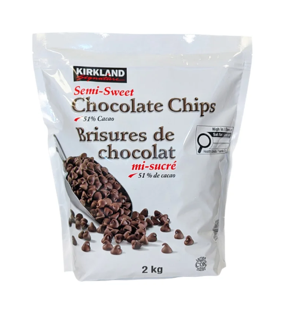KIRKLAND SIGNATURE Semi-sweet Chocolate Chips 2Kg