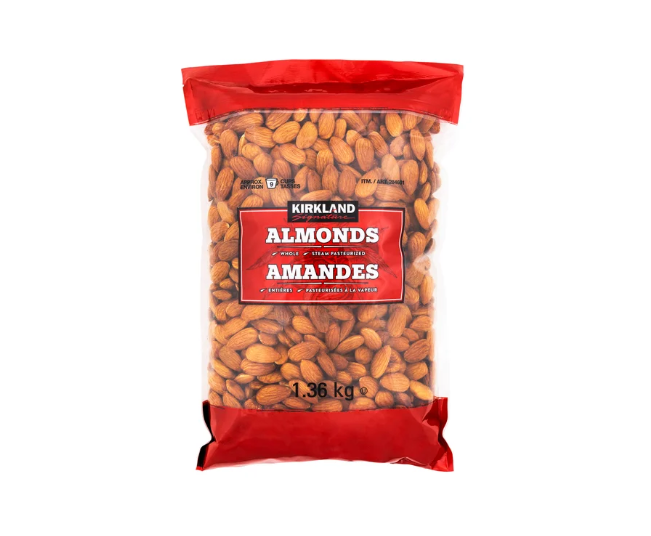 KIRKLAND SIGNATURE Whole Almonds 1.36 Kg