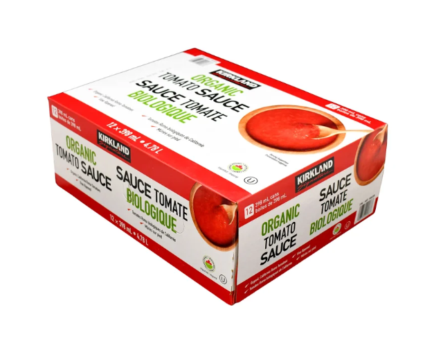 KIRKLAND SIGNATURE Tomato Sauce 12x398 ml