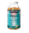 KIRKLAND SIGNATURE Omega 3 Fish Oil 330 Softgels