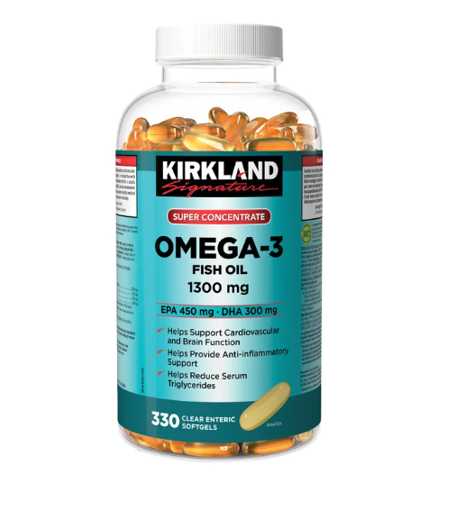 KIRKLAND SIGNATURE Omega 3 Fish Oil 330 Softgels