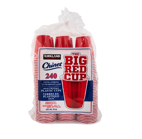 KIRKLAND SIGNATURE Plastic Cold Cups 18-OZ:240 Count