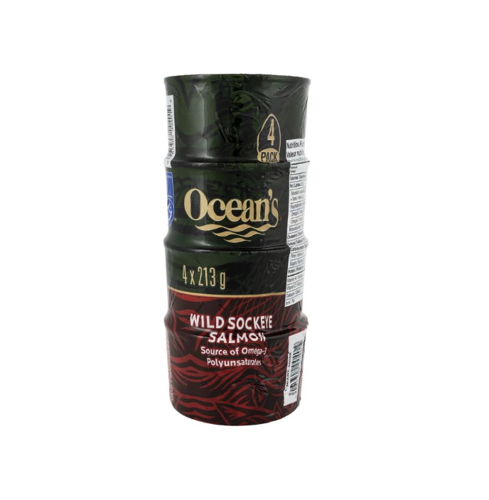 Ocean's Wild Sockeye Salmon 4x213 G