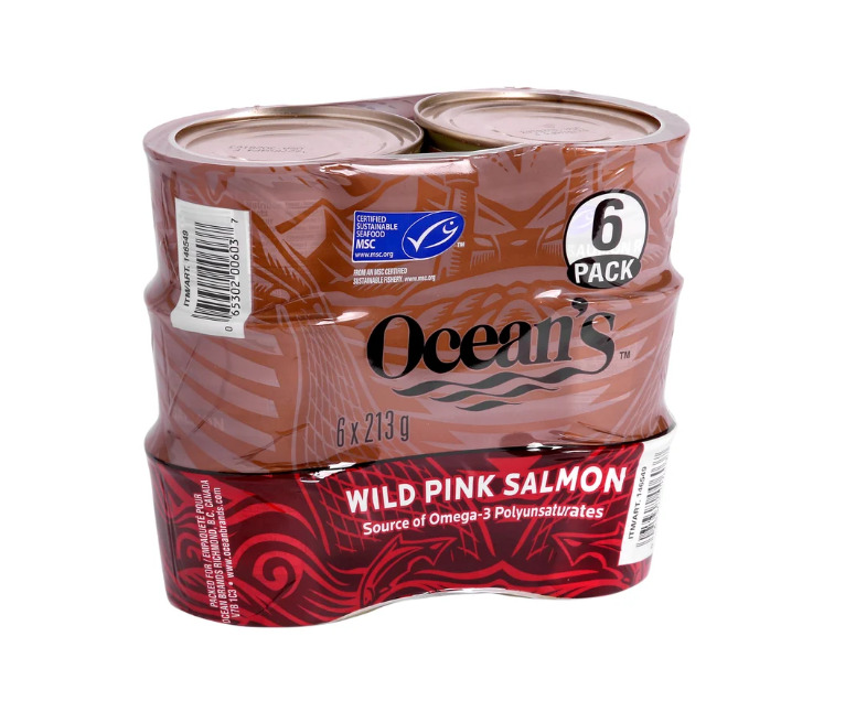 Ocean's Wild Pink Salmon 6x213 G