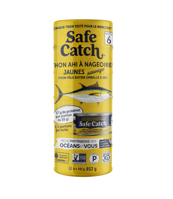 Safe Catch Wild Yellowfin Ahi Tuna 6x142 G