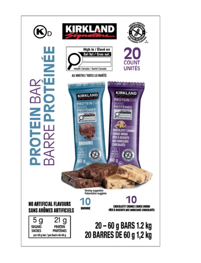 KIRKLAND SIGNATURE Protein Bars 20 Count