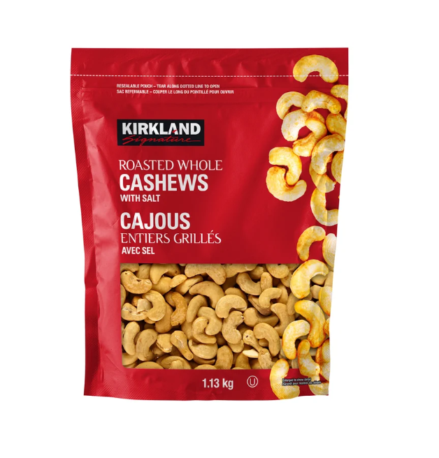 KIRKLAND SIGNATURE Roasted whole cashew