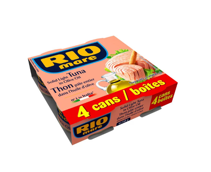 Rio Mare Solid Light Tuna in Olive Oil  4x160 G