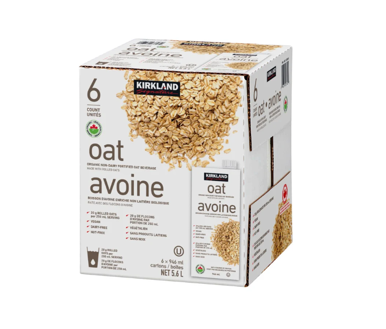 KIRKLAND SIGNATURE Oat Beverage 6x946 ml